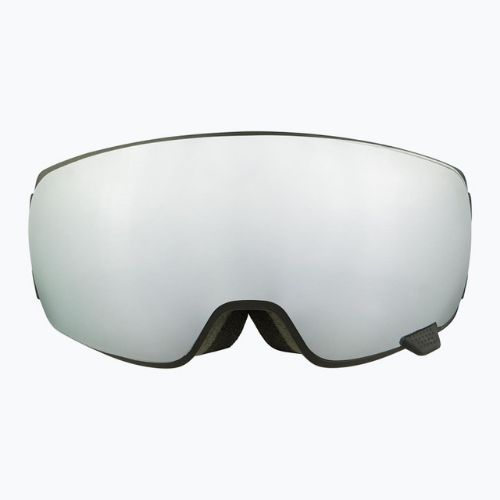 Alpina Double Jack Mag Q-Lite juodi/rožiniai matiniai/veidrodiniai juodi slidinėjimo akiniai