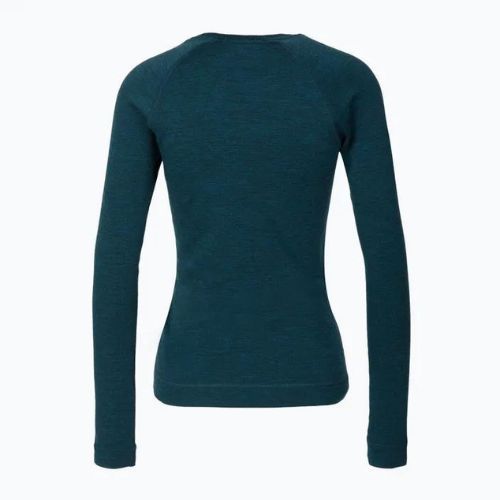 Moteriški Smartwool Merino 250 Baselayer Crew termo marškinėliai tamsiai mėlyni SW016370G75