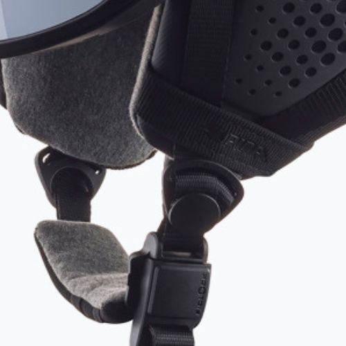 Alpina Alto V slidinėjimo šalmas juodas matinis