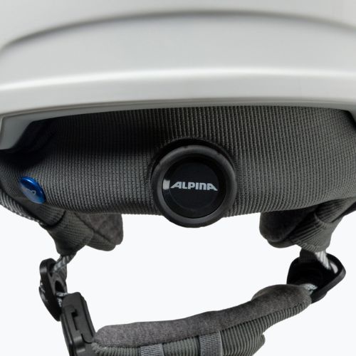 Alpina Alto V slidinėjimo šalmas baltas matinis