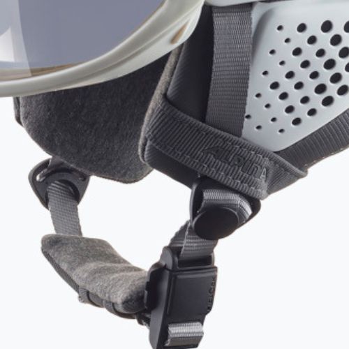 Alpina Alto V slidinėjimo šalmas baltas matinis