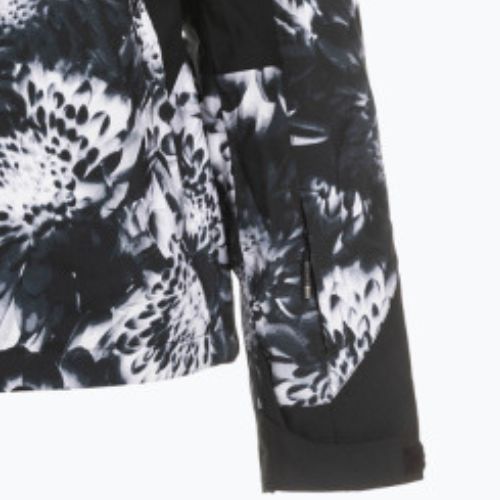 Moteriška snieglenčių striukė ROXY Jet Ski Premium true black future flower
