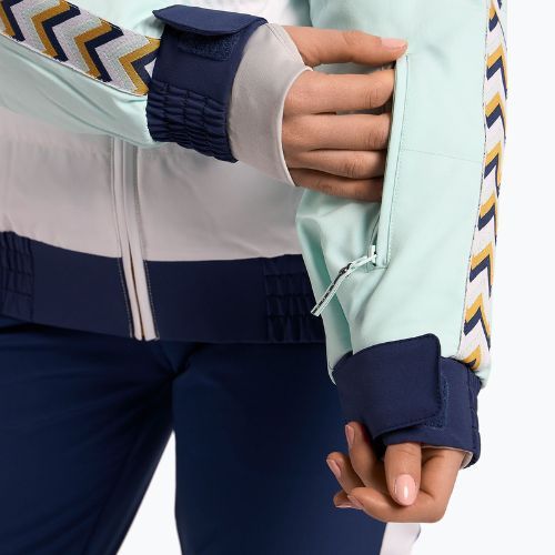 Moteriška snieglenčių striukė ROXY Peak Chic Insulated fair aqua