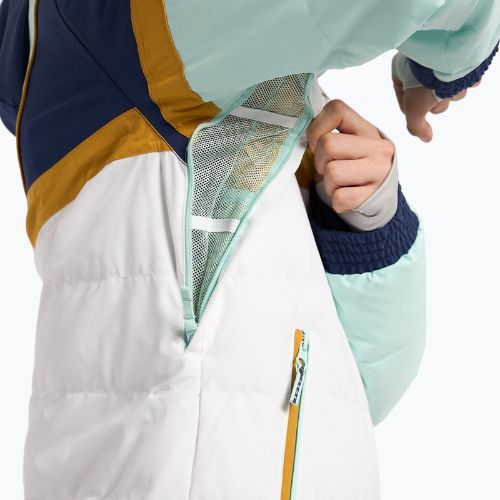 Moteriška snieglenčių striukė ROXY Peak Chic Insulated fair aqua