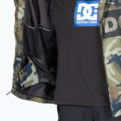 DC Propaganda woodland camo žalia vyriška snieglenčių striukė