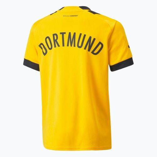 Vaikų treniruočių marškinėliai PUMA Bvb Home Jersey Replica yellow 765891 01
