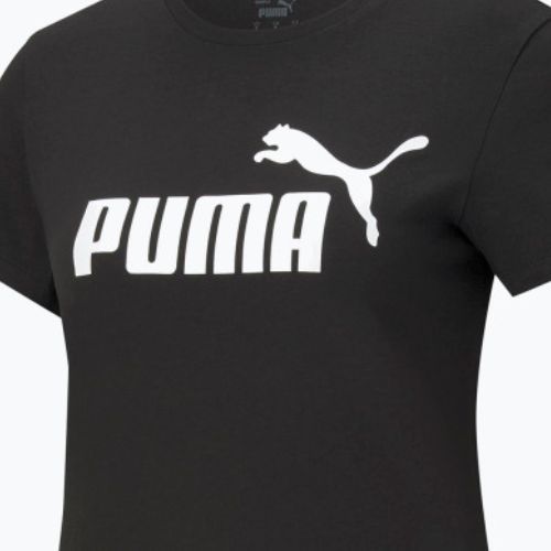 Moteriški treniruočių marškinėliai PUMA ESS Logo Tee black 586774 01