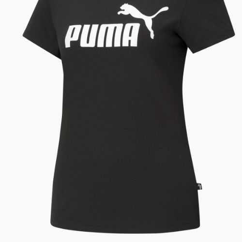 Moteriški treniruočių marškinėliai PUMA ESS Logo Tee black 586774 01