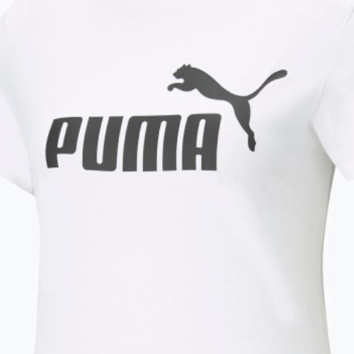 Moteriški treniruočių marškinėliai PUMA ESS Logo Tee white 586774 02