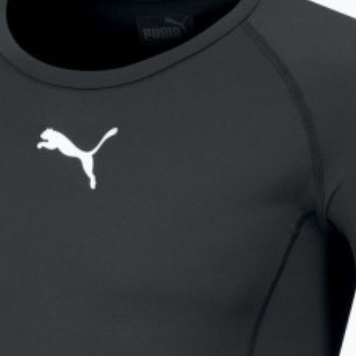 PUMA vyriški futbolo marškinėliai Liga Baselayer Tee black 655920 03