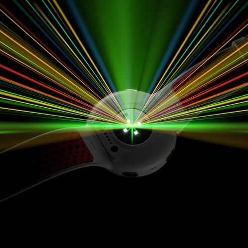 Polar Pacer PRO laikrodis baltos ir raudonos spalvų