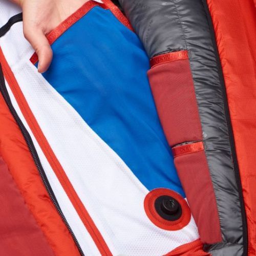 BLACKYAK Watusi alpinistinis ekspedicinis kostiumas fiery red