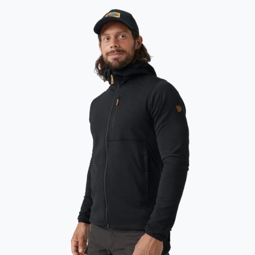 Vyriški sportiniai džemperiai Fjällräven Keb Fleece Hoodie black F81878