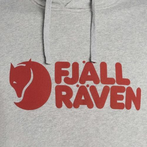 Vyriški džemperiai Fjällräven Logo Hoodie Grey F84144