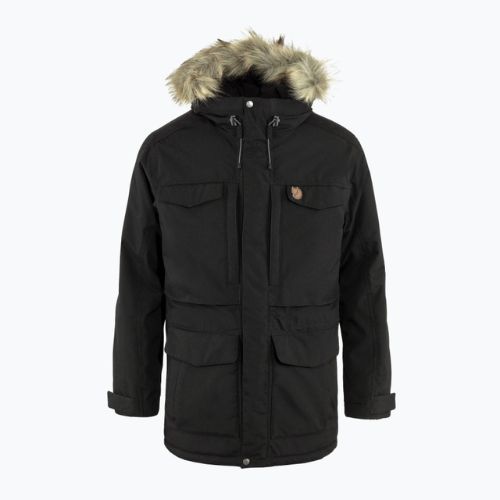 Vyriškos žieminės striukės Fjällräven Nuuk Parka black F86668