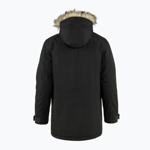 Vyriškos žieminės striukės Fjällräven Nuuk Parka black F86668
