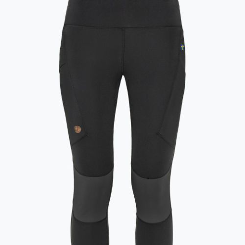 Moteriškos trekingo pėdkelnės Fjällräven Abisko Trekking Tights Pro black F84771