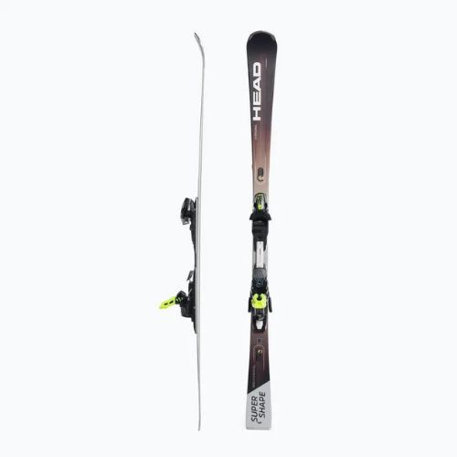 HEAD Supershape e-Original SW SF-PR + PRD 12 pilka 313391/100856 kalnų slidės