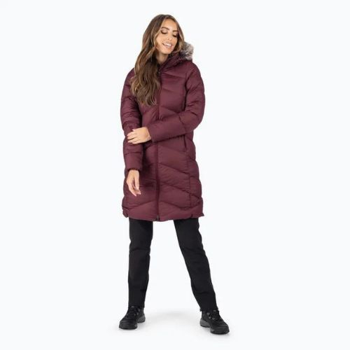 Marmot moteriška pūkinė striukė Montreaux Coat maroon 78090