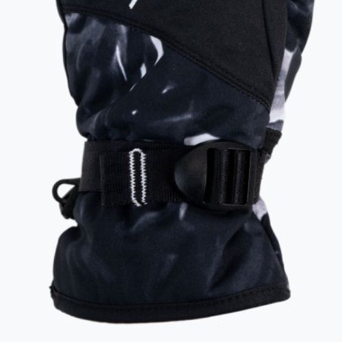 Moteriškos snieglenčių pirštinės ROXY Jetty true black future flower