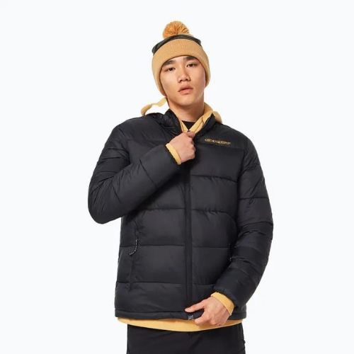 Oakley TC Skull Puffy vyriška pūkinė striukė juoda FOA403449