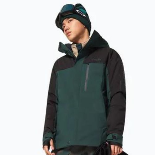 Oakley TNP TBT Insulated vyriška snieglenčių striukė žalia FOA403653