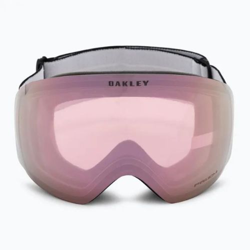 Oakley Flight Deck matiniai juodi/prizm snow hi pink iridium slidinėjimo akiniai OO7050-34