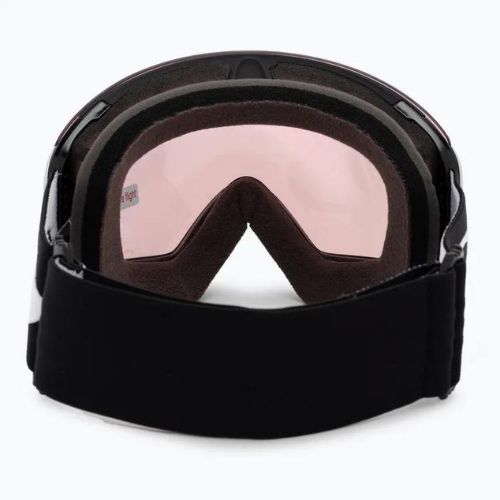 Oakley Flight Deck matiniai juodi/prizm snow hi pink iridium slidinėjimo akiniai OO7050-34