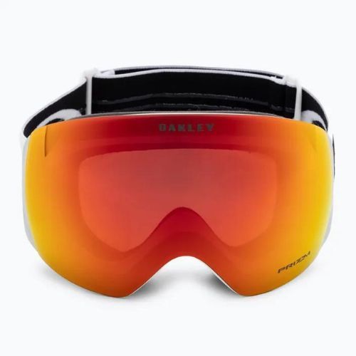 Oakley Flight Deck matiniai balti/prizm snow torch iridium slidinėjimo akiniai OO7050-35