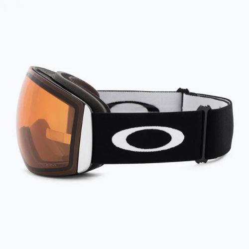 Oakley Flight Deck matiniai juodi/prizm snow persimmon slidinėjimo akiniai OO7050-75