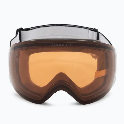Oakley Flight Deck matiniai juodi/prizm snow persimmon slidinėjimo akiniai OO7050-75