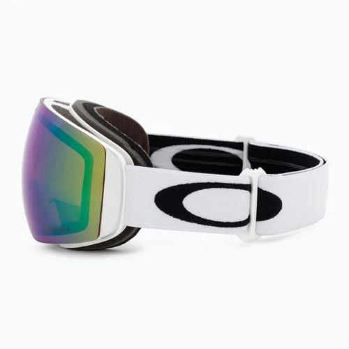 Oakley Flight Deck matiniai balti/prizm snow jade iridium slidinėjimo akiniai OO7064-23