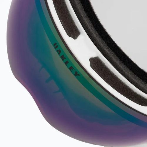 Oakley Flight Deck matiniai balti/prizm snow jade iridium slidinėjimo akiniai OO7064-23