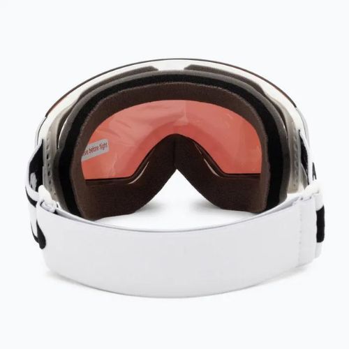Oakley Flight Deck matiniai balti/prizm snow jade iridium slidinėjimo akiniai OO7064-23
