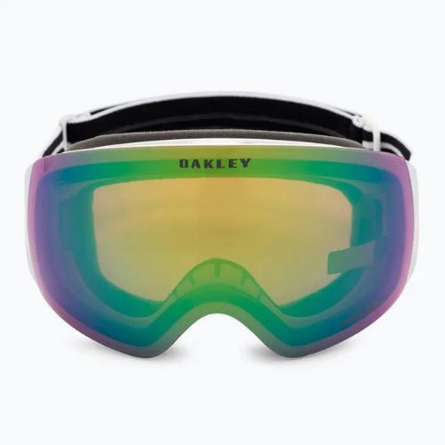 Oakley Flight Deck matiniai balti/prizm snow jade iridium slidinėjimo akiniai OO7064-23