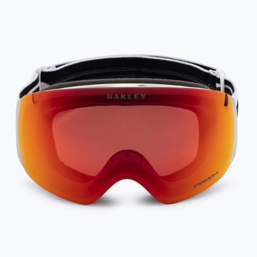 Oakley Flight Deck matiniai balti/prizm snow torch iridium slidinėjimo akiniai OO7064-24