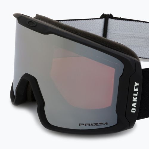 Oakley Line Miner matiniai juodi/prizm snow juodi iridžio slidinėjimo akiniai OO7070-01