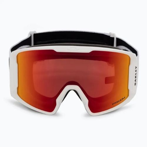 Oakley Line Miner matinės baltos/prizm sniego degiklio iridžio spalvos slidinėjimo akiniai OO7070-13