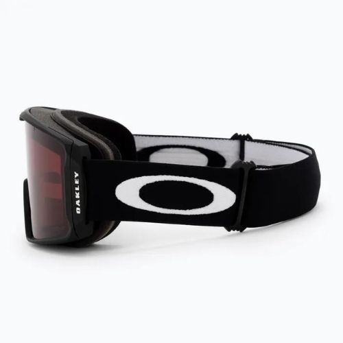 Oakley Line Miner matiniai juodi/prizm granato spalvos slidinėjimo akiniai OO7093-64
