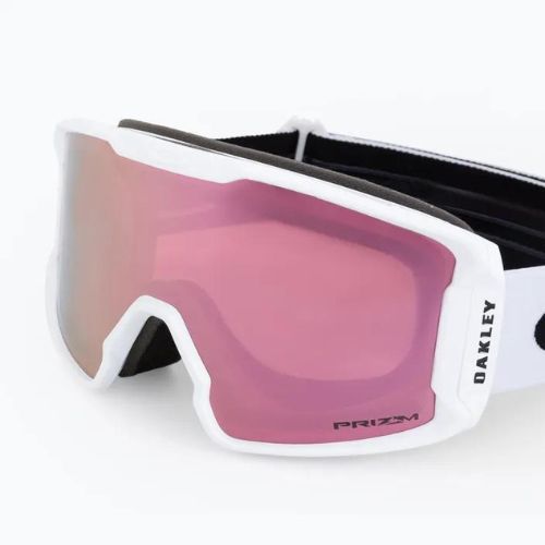 Oakley Line Miner matiniai balti/prizm rožinio aukso iridžio slidinėjimo akiniai OO7093-70