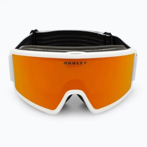 Oakley Target Line matinės baltos/žėrinčio iridžio spalvos slidinėjimo akiniai OO7121-07