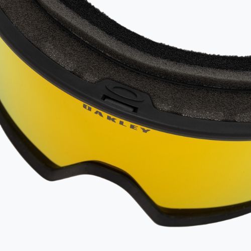 Oakley Target Line matinės juodos/žėrinčio iridžio spalvos slidinėjimo akiniai OO7120-03