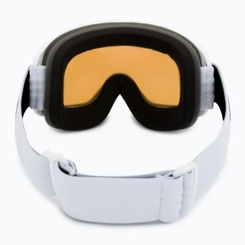 Oakley O-Frame 2.0 Pro matinės baltos/persimono spalvos slidinėjimo akiniai OO7125-03