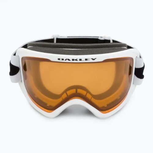 Oakley O-Frame 2.0 Pro matinės baltos/persimono spalvos slidinėjimo akiniai OO7125-03