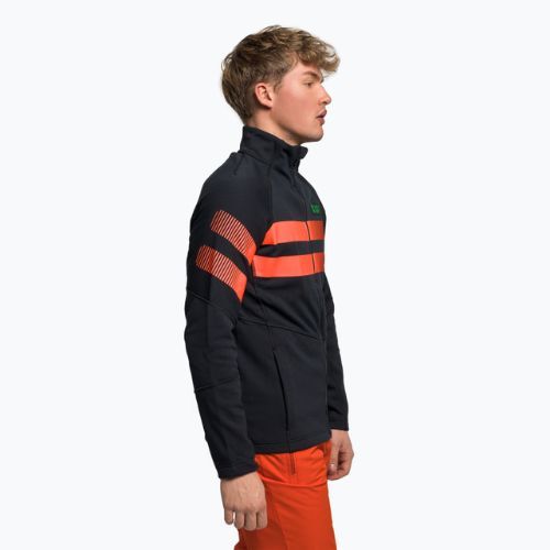 Vyriški slidinėjimo marškinėliai Rossignol Hero Clim black/red