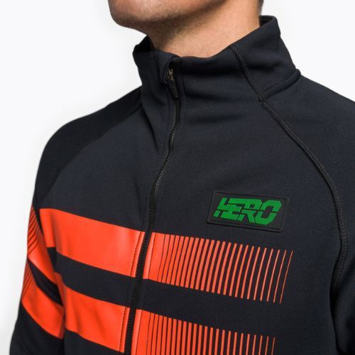 Vyriški slidinėjimo marškinėliai Rossignol Hero Clim black/red