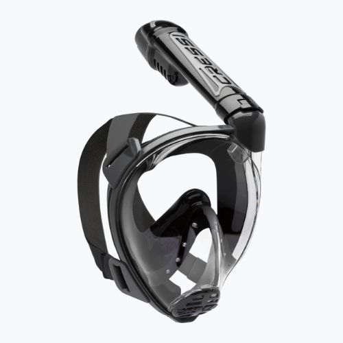 Cressi Duke Dry viso veido kaukė nardymui su vamzdeliu, juoda XDT005050