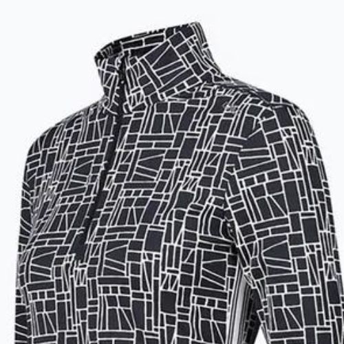 CMP Moteriškas džemperis trekkingui Spausdintas juodai ir baltai 31L1016/15ZH