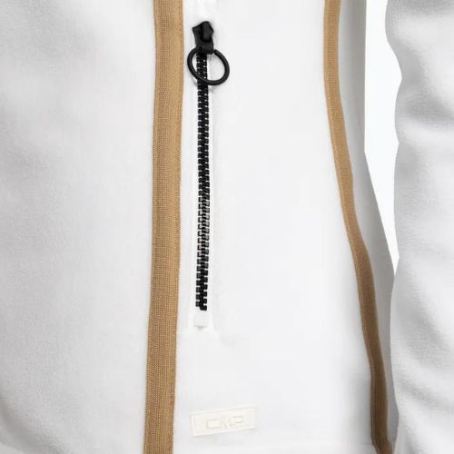 Moteriški CMP Fix Hood Fleece džemperis su gobtuvu White 32H0386/A001