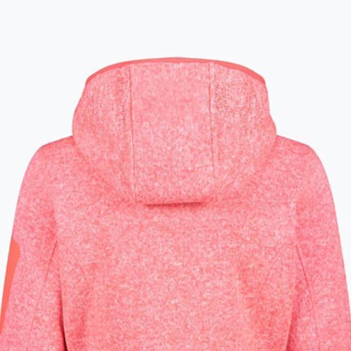 Moteriški CMP Red Fluo/Bianco vilnoniai džemperiai 3H19826/07CM